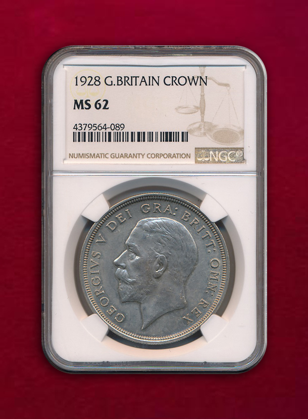 【イギリス】Crown　1928　ジョージ5世