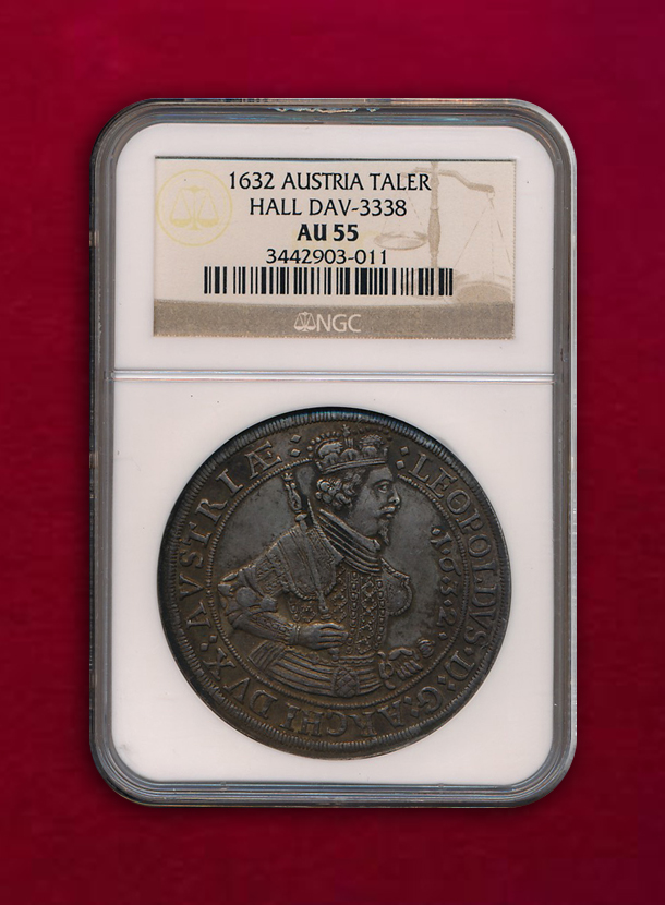 【神聖ローマ帝国】Thaler  1632  レオポルト大公