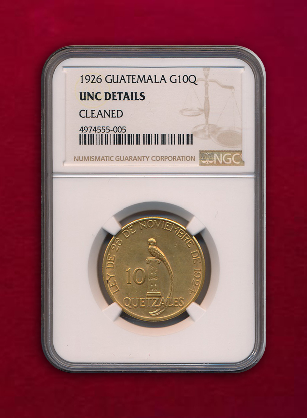 【グアテマラ】10 Quetzales  1925