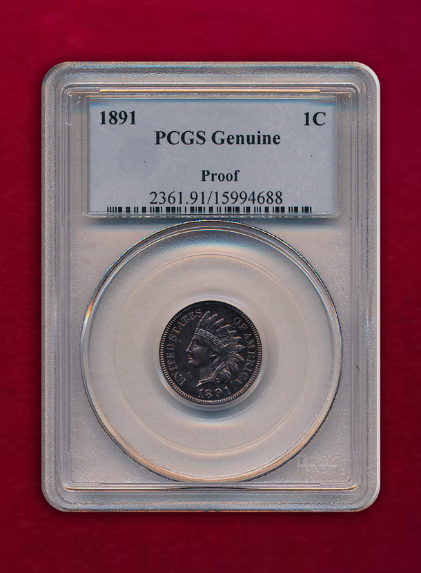 【U.S.A】Cent  1891