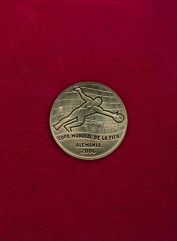 【スペイン】100 Euro  2004  サッカーワールドカップ