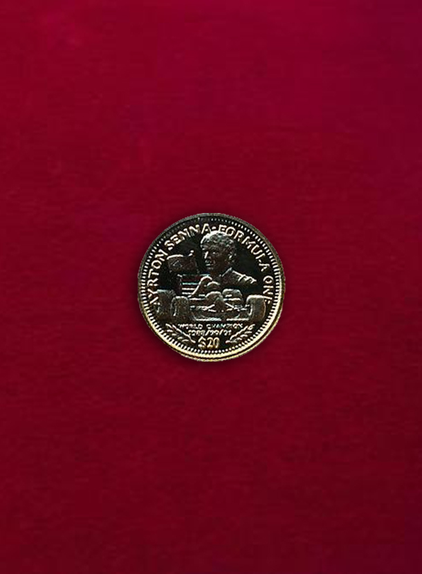 【リベリア】20 Dollars  1992  アイルトン・セナ