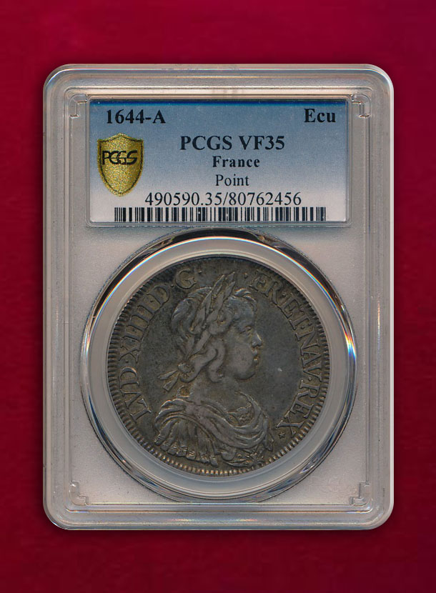 【フランス】Ecu 1644-A ルイ14世