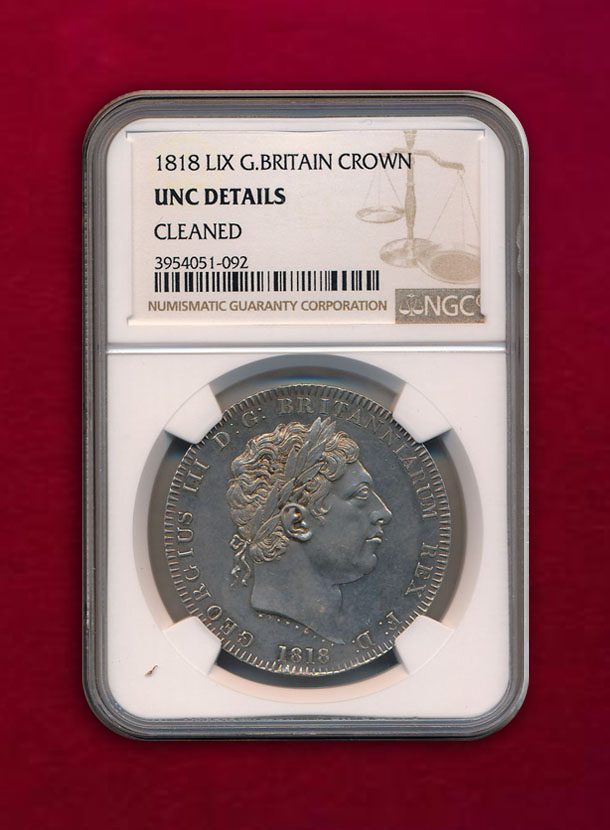 【イギリス】Crown 1818 LIX ジョージ3世