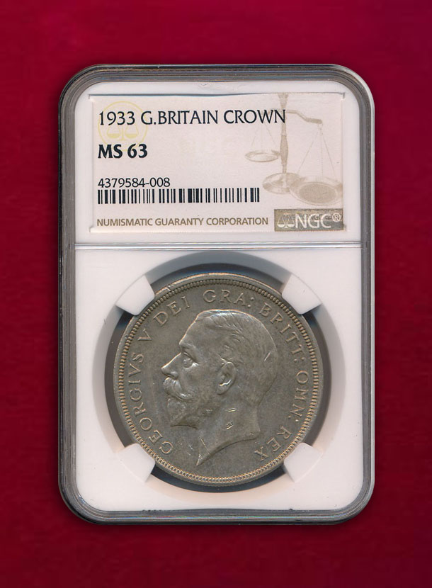 【イギリス】Crown 1933 ジョージ5世