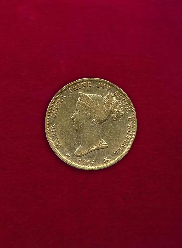 【イタリア・パルマ】40 Lire 1815 マリア・ルイーズ