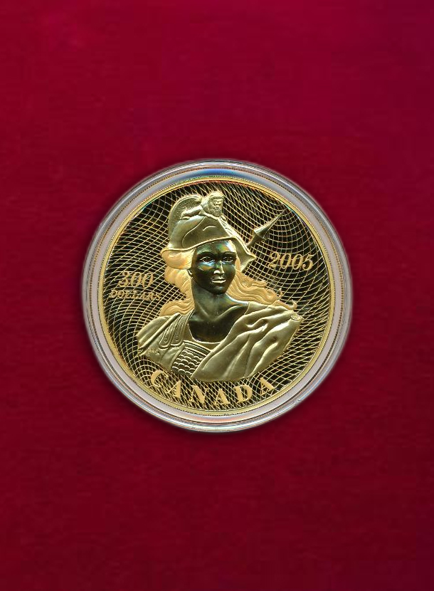 【カナダ】300 Dollars 2005 シンプラスター