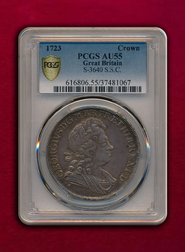 【イギリス】Crown 1723 S.S.C. ジョージ1世