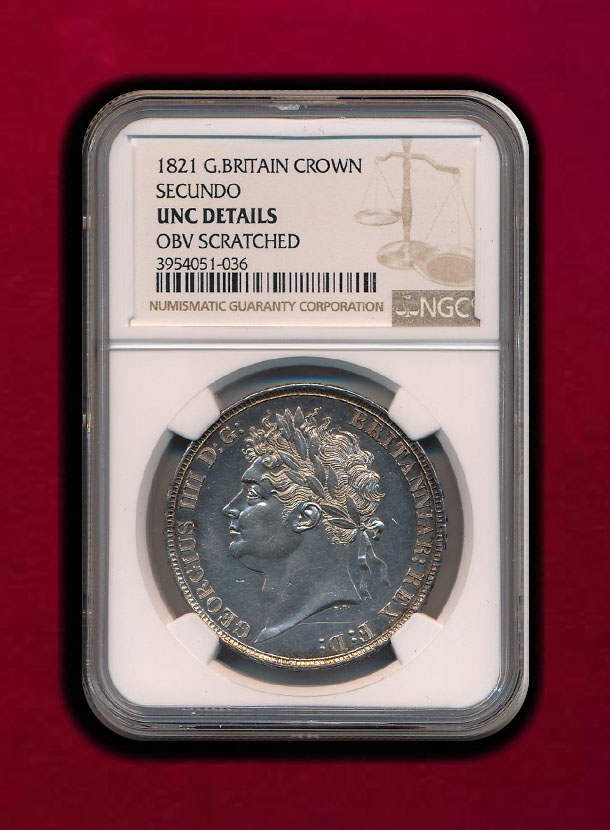 【イギリス】Crown 1821 SECUNDO ジョージ4世