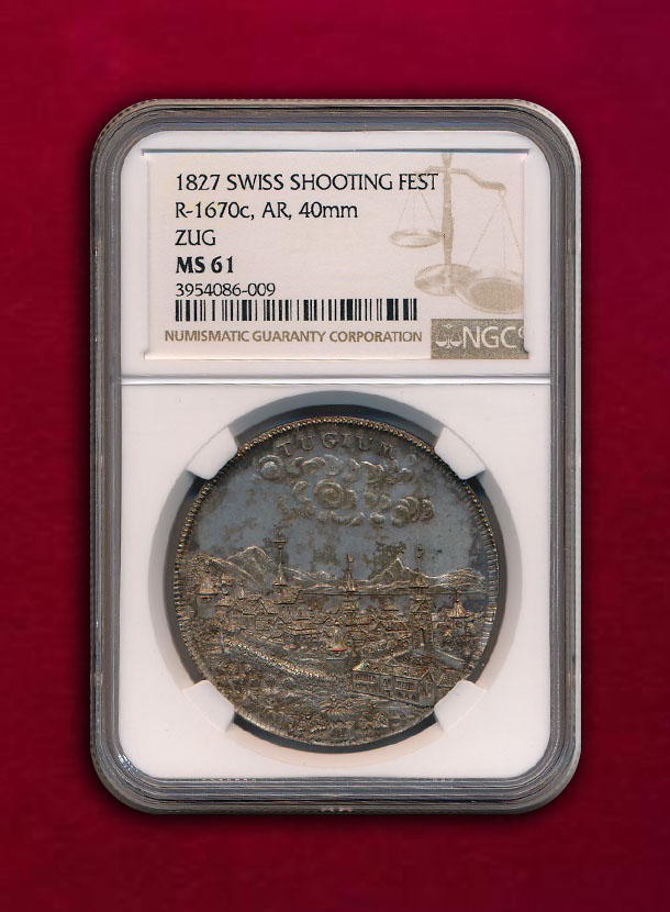 【スイス・ツーク】So-Called Thaler 1837 都市景観