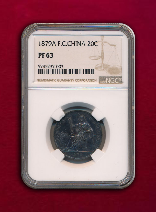 【仏領インドシナ】20 Cents 1879-A