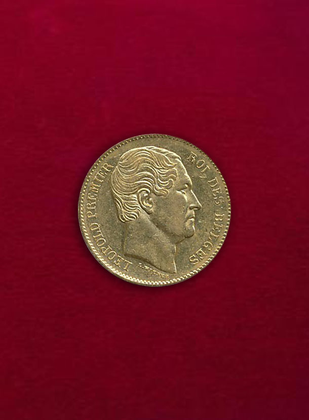 【ベルギー】20 Francs 1865