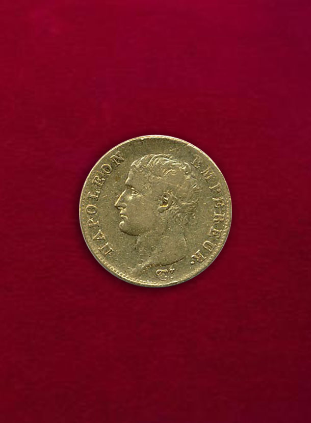 【フランス】20 Francs AN13-A ナポレオン1世 無冠
