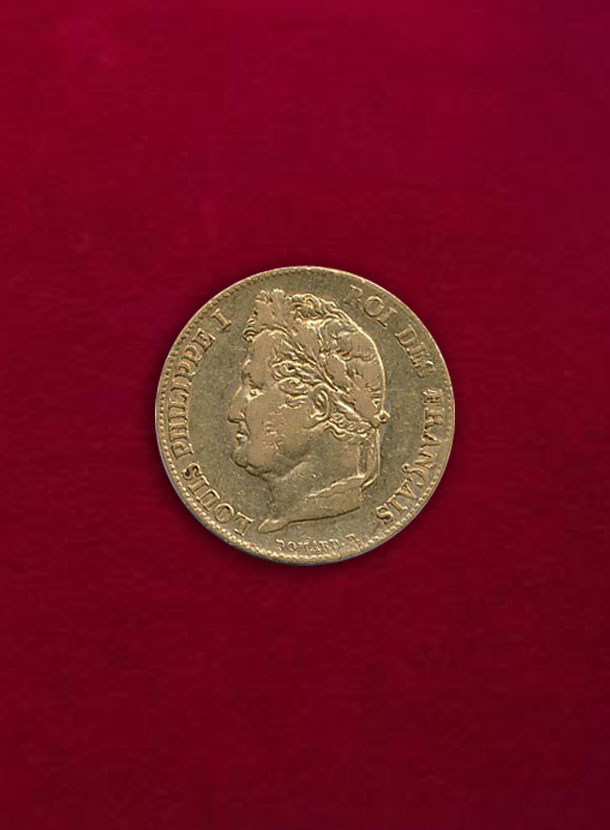 【フランス】20 Francs 1839-A ルイ・フィリップ1世