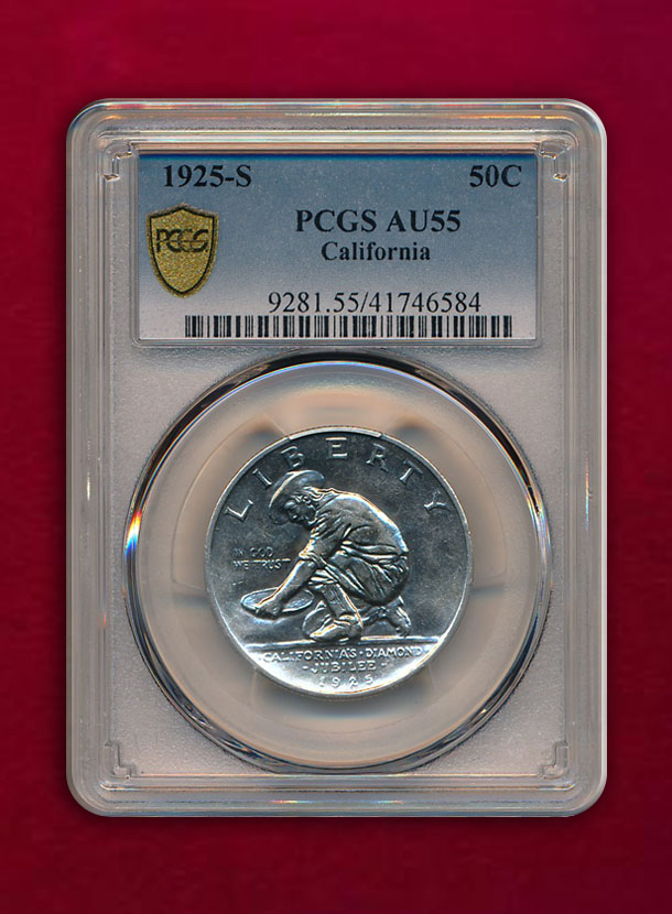 【 U.S.A. 】1/2 Dollar 1925-S カリフォルニア