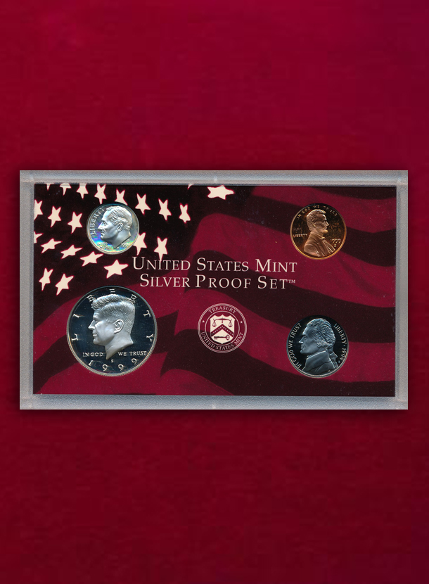 【 U.S.A. 】 Silver Proof Set 1999