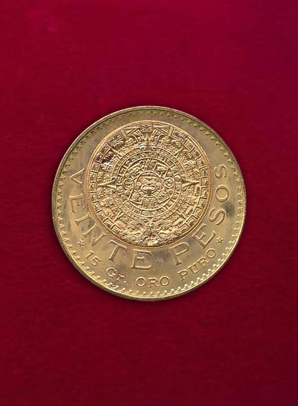 【 メキシコ 】 20 Pesoso 1959　リストライク