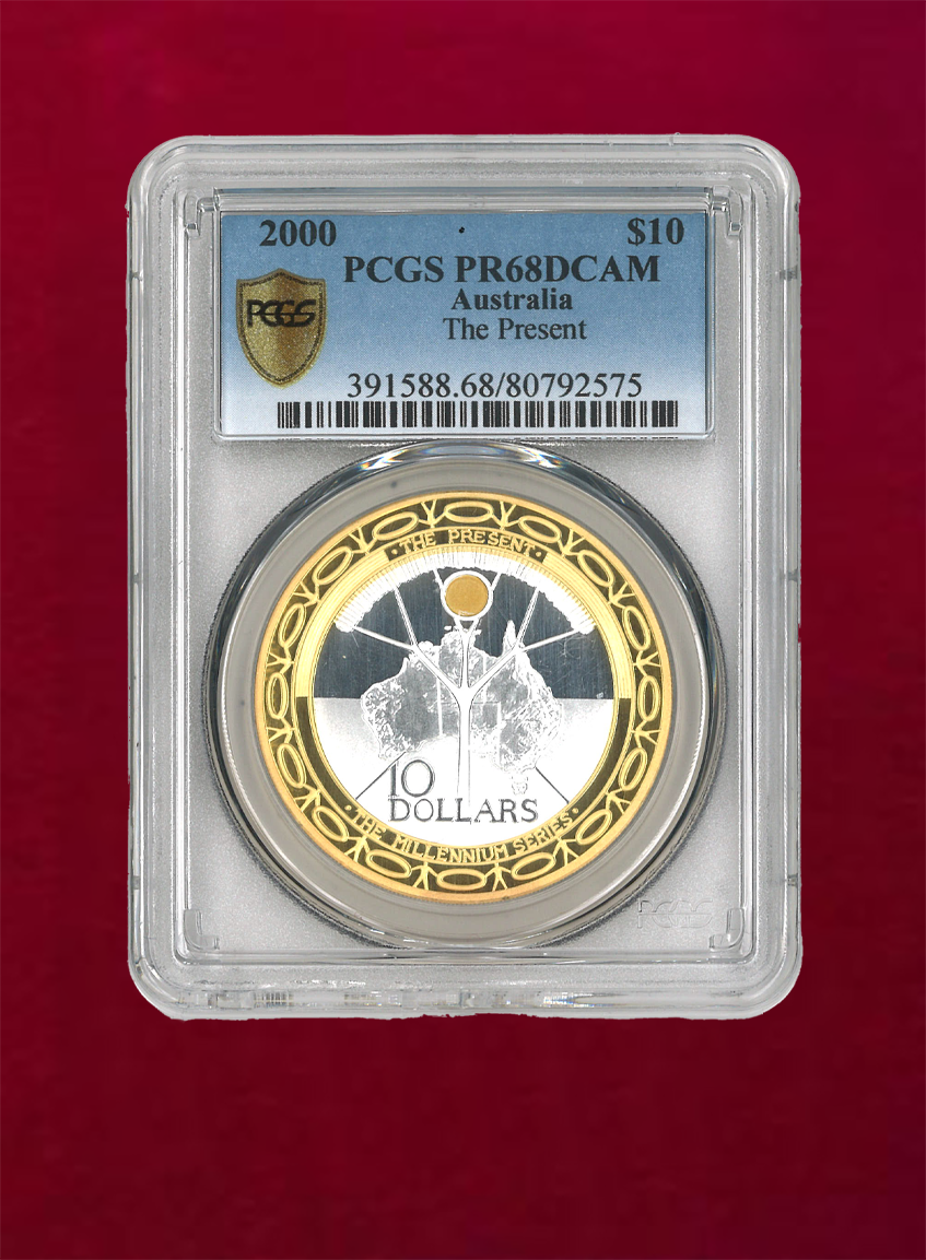 【オーストラリア】$10　2000　The Present　PCGS PR68 DCAM