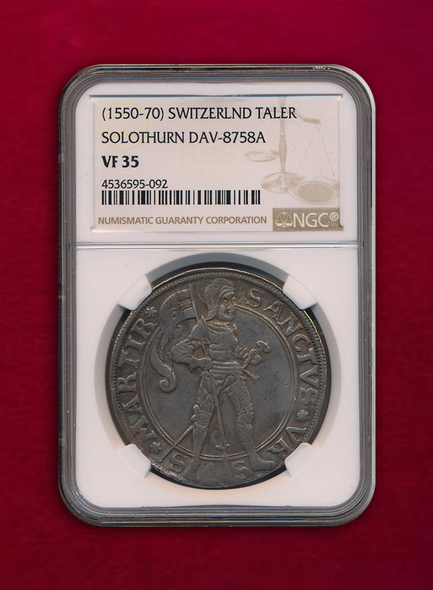 【スイス・ソロトゥルン 】Thaler　N.D (1550-70)