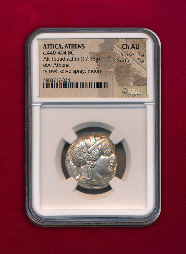 【アッティカ・アテネ】Tetradrachm　c.440-404BC