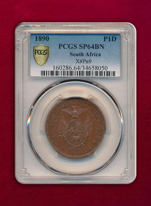 【南アフリカ】Pattern Penny　1890